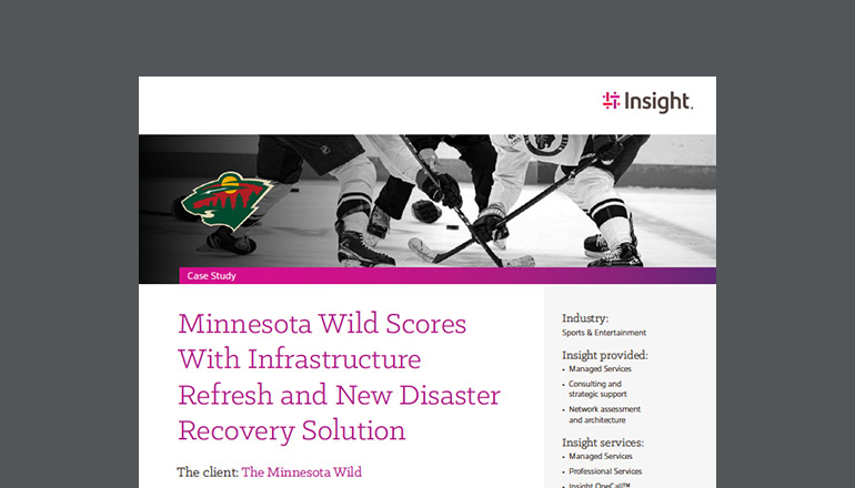 Article Minnesota Wild Scores With Infrastructure Refresh and New Disaster Recovery Solution  Image
