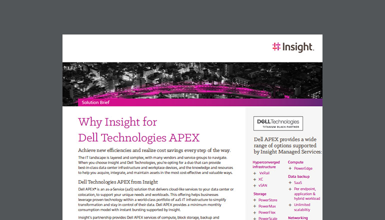 Article Why Insight for Dell Technologies APEX  Image