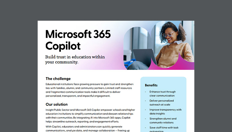 Article Microsoft 365 Copilot: Build Trust in Education  Image