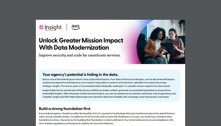 Article Unlock Greater Mission Impact With Data Modernization Image