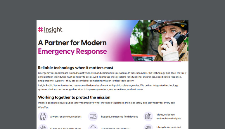 Article A Partner for Modern Emergency Response Image