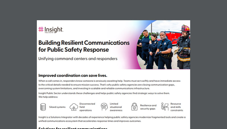 Article Building Resilient Communications for Public Safety  Image
