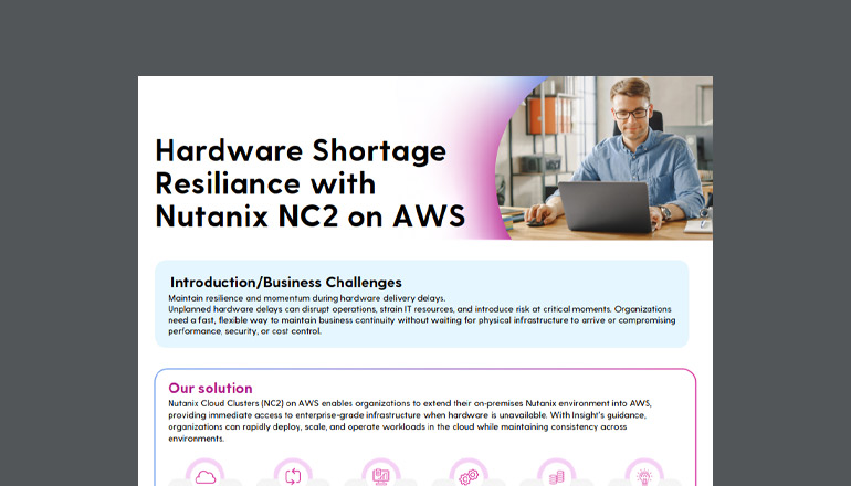 Article Hardware Shortage Resilience With Nutanix Nc2 On Aws  Image