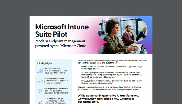 Article Microsoft Intune Suite Pilot  Image