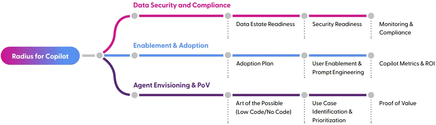 Radius for copilot visual