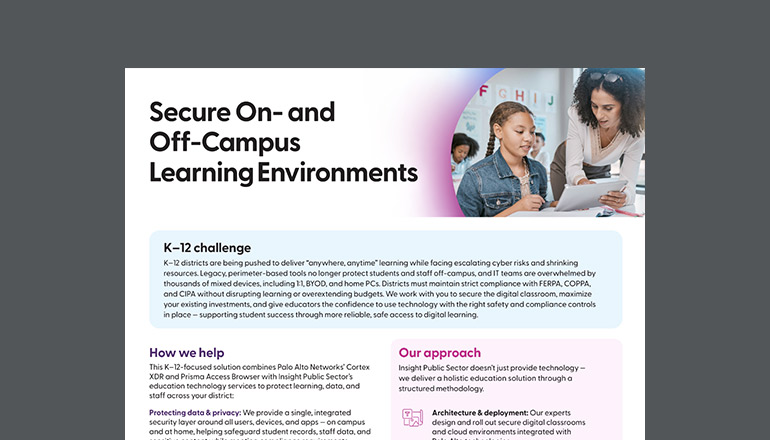 Article Secure On‑ and Off‑Campus Learning Environments  Image