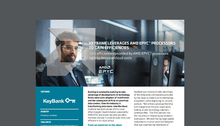 Article Keybank Gains Efficiency with AMD EPYC Processors  Image