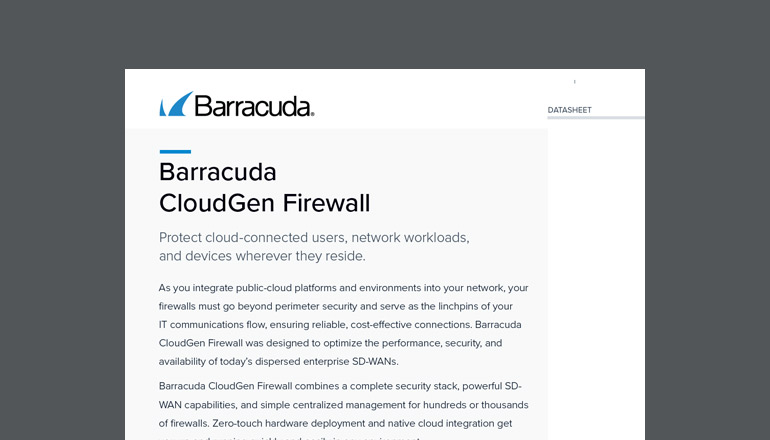 Article Barracuda CloudGen Firewall Image