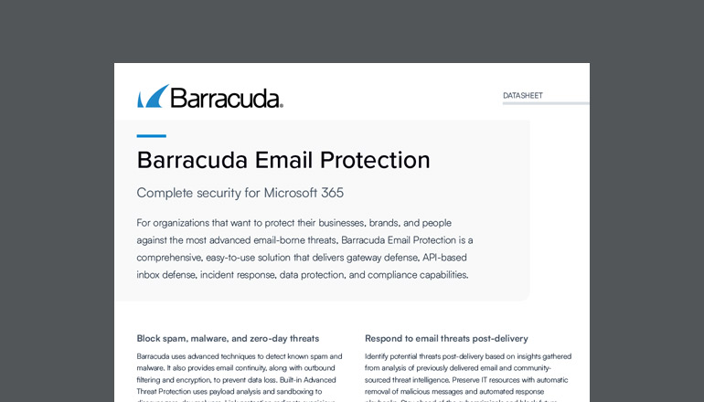 Article Barracuda Email Protection Incident Response  Image