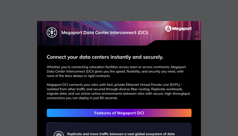 Article Megaport Data Center Interconnect Image