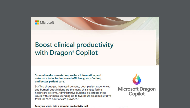 Article Boost Clinical Productivity With Dragon Copilot  Image