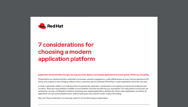 Article 7 Considerations for Choosing a Modern Application Platform Image