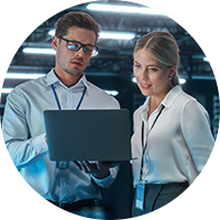 Professionals collaborating