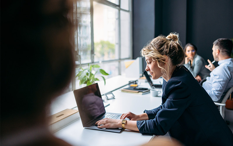 Professional team uses various high-performance laptops available for purchase on the Insight website.