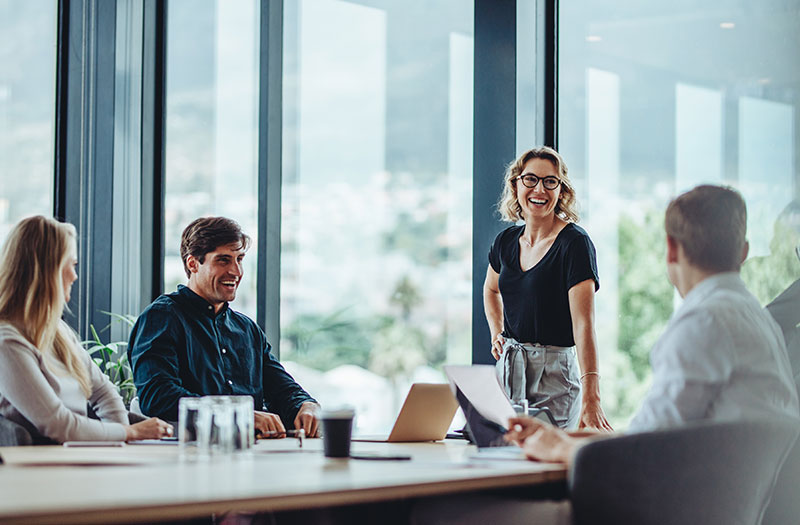 Google Cloud and SADA an Insight company AI Team in office