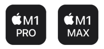 Apple M1 Pro chip or Apple M1 Max chip