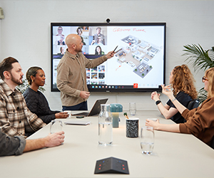 iiyama ProLite Interactive display in a meeting room