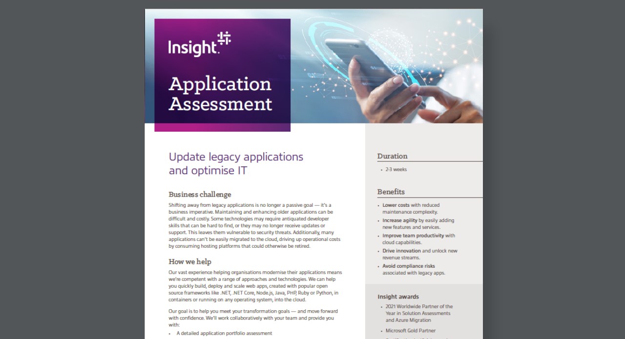 Article Update legacy applications and optimise IT Image