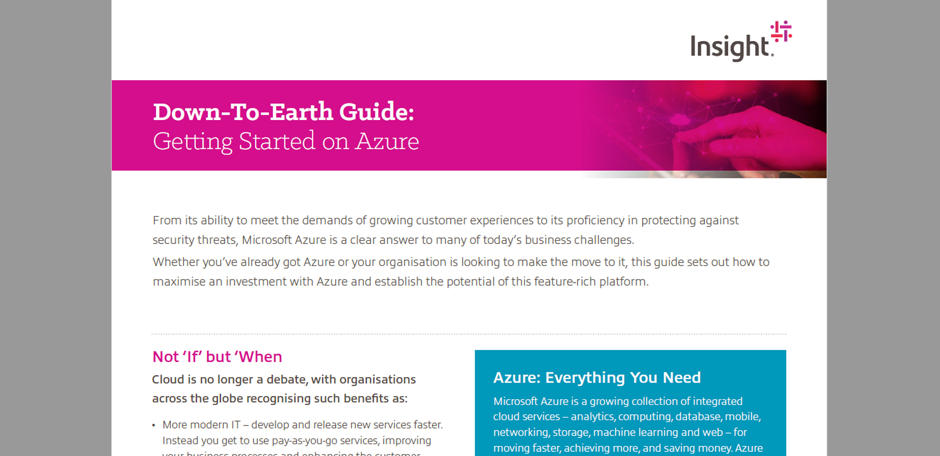 Article Getting Started on Azure Image