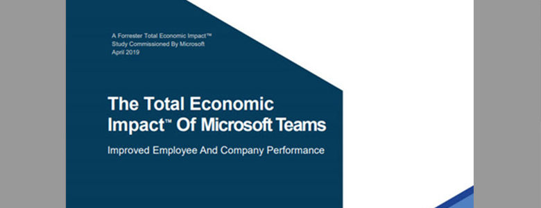 Article The Total Economic Impact™ of Microsoft Teams Image