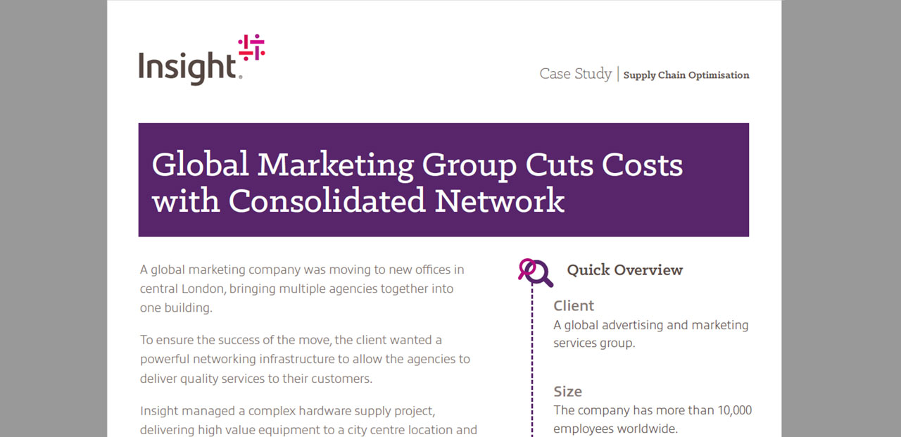 Article Global Marketing Group Cuts Costs with Consolidated Network Image