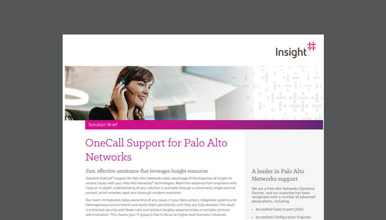 Article OneCall Support for Palo Alto Networks Image