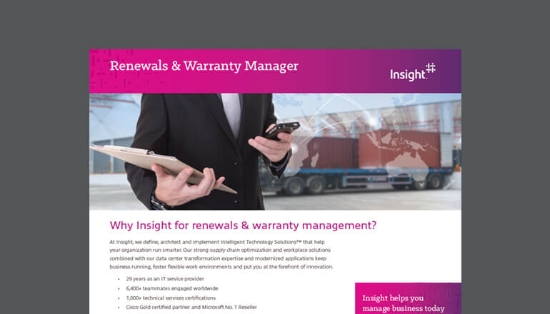 Article Renewals & Warranty Manager Image
