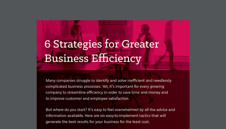 文章 6 Strategies for Greater Business Efficiency 图像