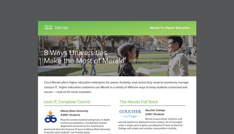 Article 8 Ways Universities Make the Most of Meraki Image