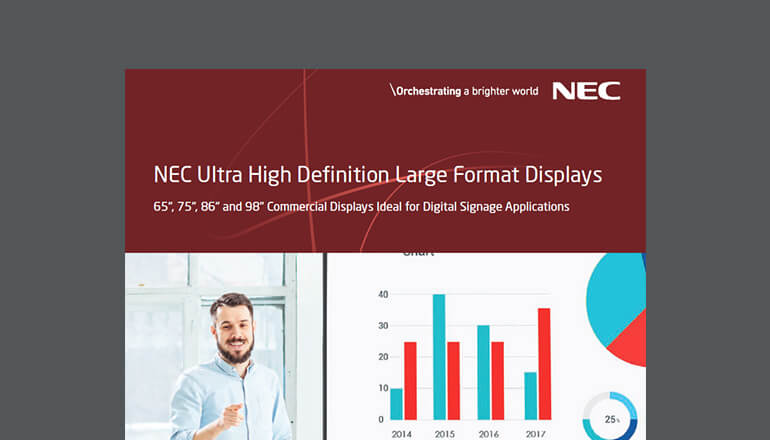 Article NEC Ultra High Definition Large Format Displays  Image