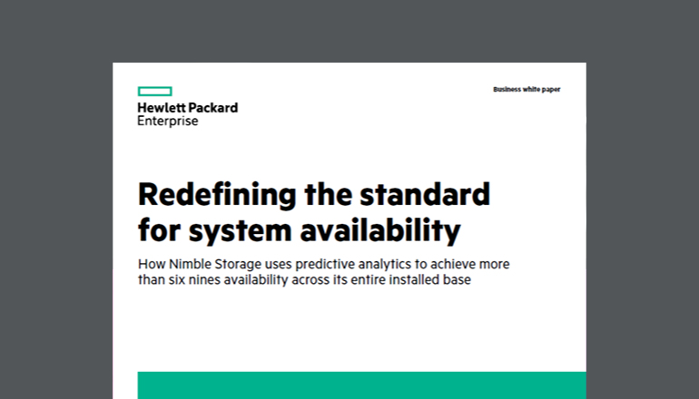 Article Redefining the Standard for System Availability Image