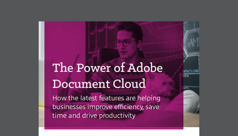 Article La puissance d’Adobe Document Cloud (ADC) Image
