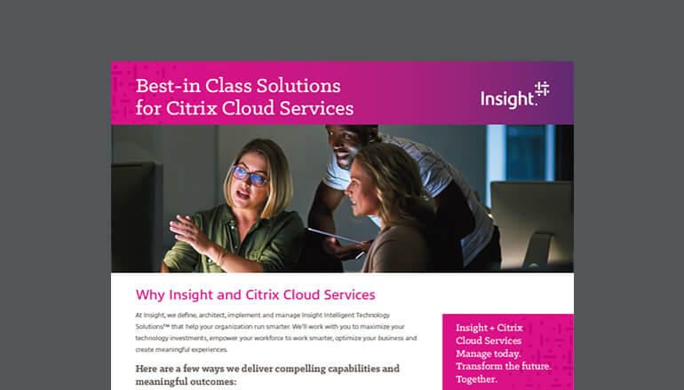 Article Why Insight for Citrix Cloud Services Image