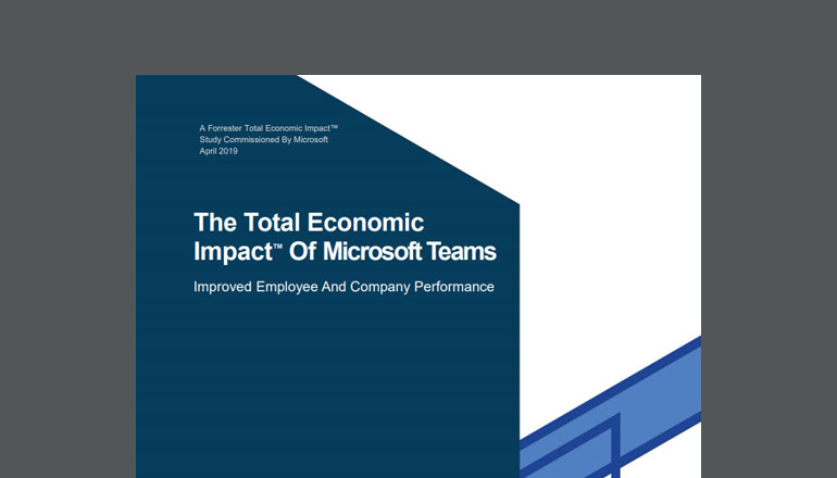 文章 The Total Economic Impact of Microsoft Teams | TEI of Teams  图像