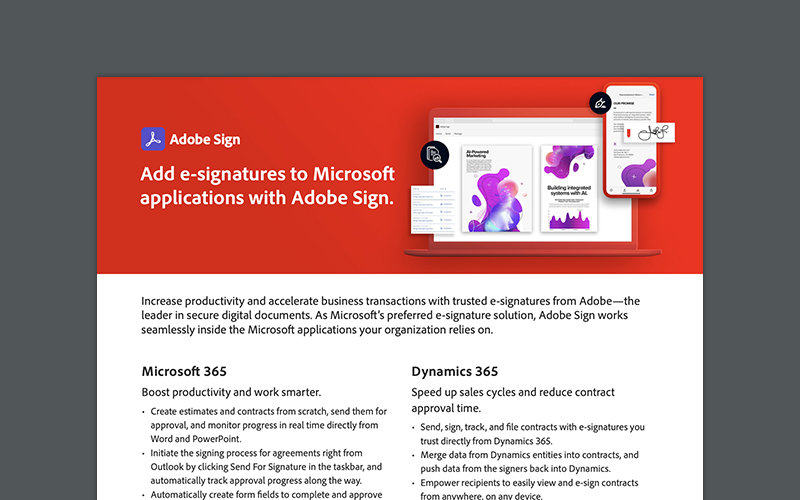 Article Add E-Signatures to Microsoft Applications With Adobe Acrobat Sign  Image