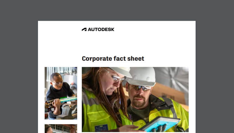 Article Autodesk Corporate Fact Sheet Image