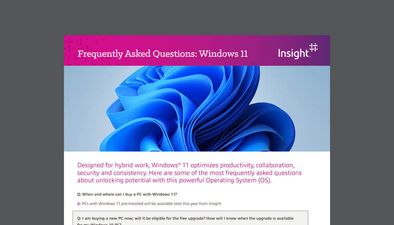 文章 FAQ: Windows 11 图像
