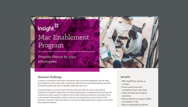 Article Programme d’accompagnement Mac Enablement Image