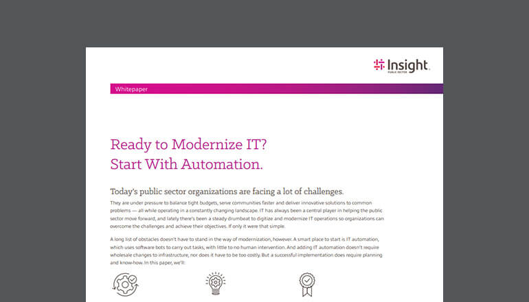 Article Ready To Modernize IT? Start With Automation Image