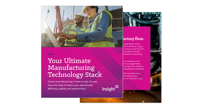 Your Ultimate Manufacturing Technology Stack ebook cover