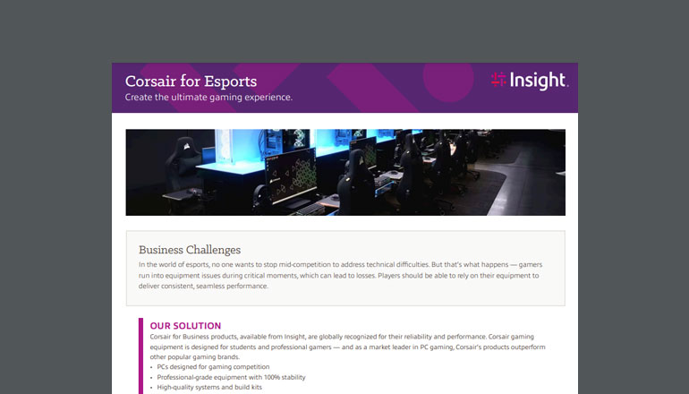 Article Corsair for Esports: Create the Ultimate Gaming Experience Image