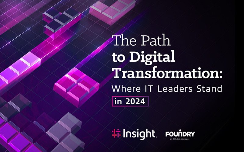 Thumbnail to The Path to Digital Transformation: Where IT Leaders Stand in 2024 available to download