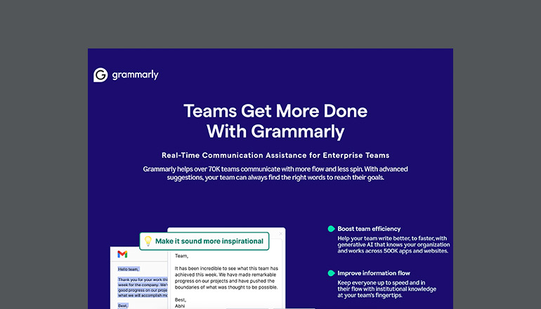 Article Accelerate Workflows With Grammarly Business Image