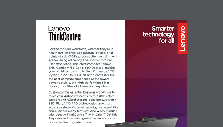 Article Lenovo ThinkCentre M75q Gen 5  Image