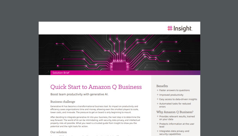 Article Quick Start to Amazon Q Business Image