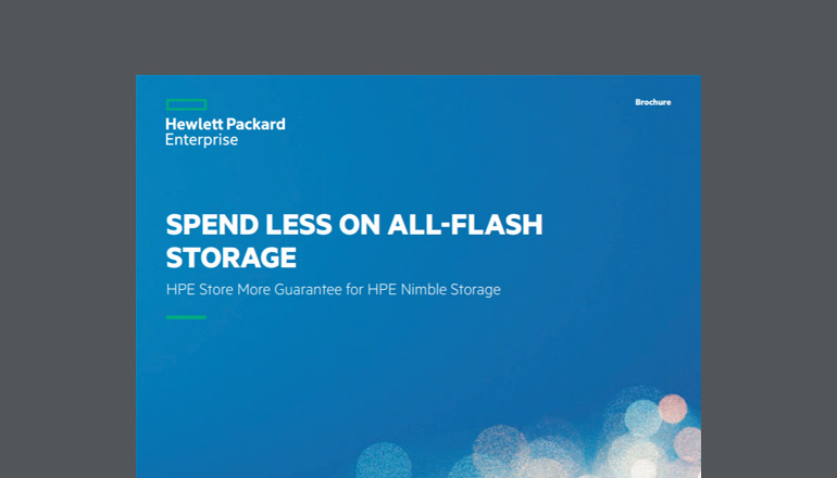 Article Spend Less on All-Flash Storage Image