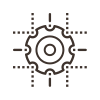 Gear graphic icon