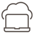 Network cloud icon