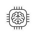 Data AI brain icon