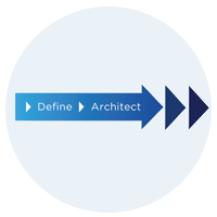 Illustration of arrow pointing forwards